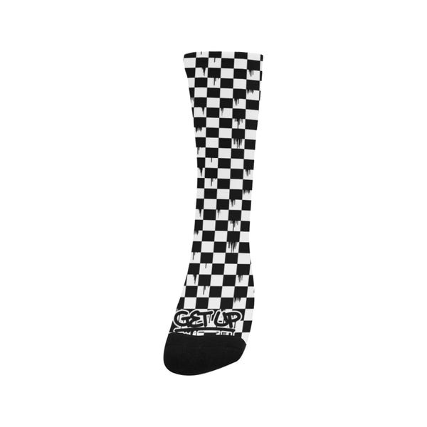 Checker Drip Socks