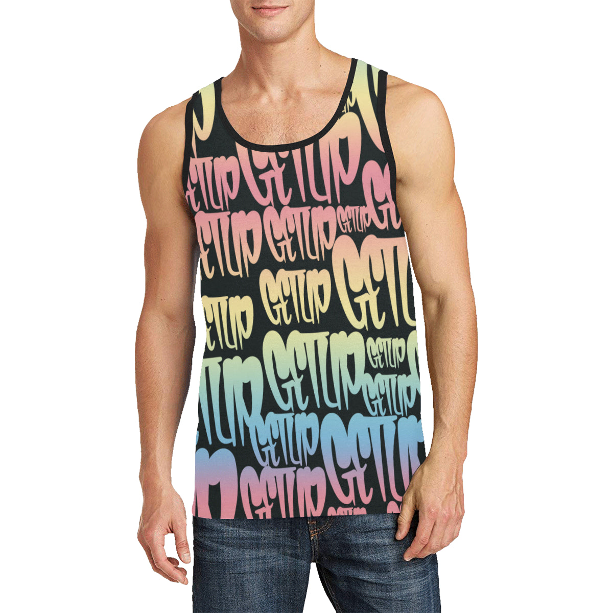 Gradient Tags Tank
