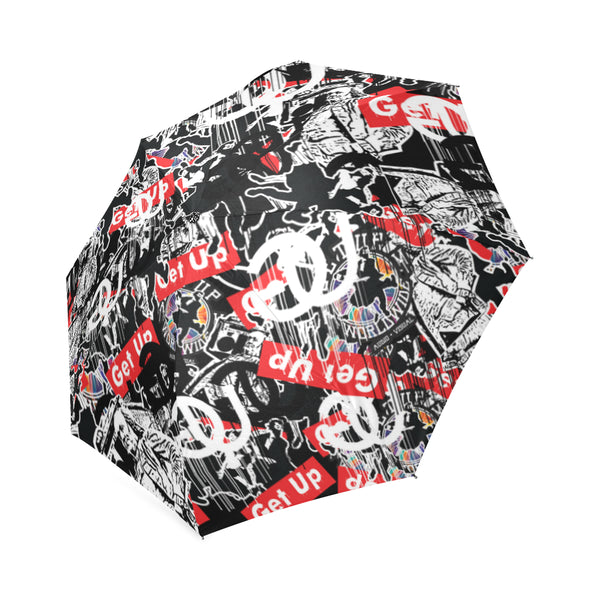 Sticker Print Umbrella