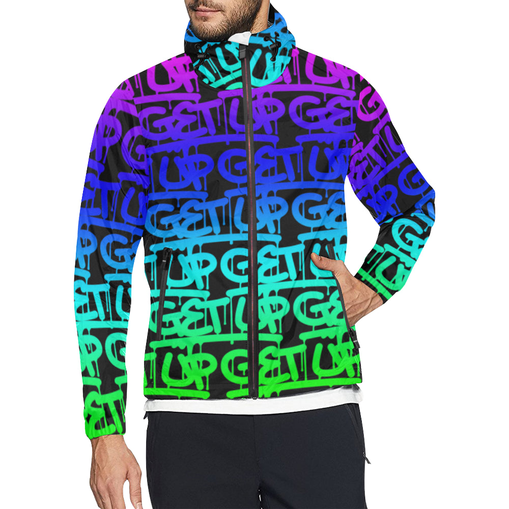 Rainbow Tags Windbreaker