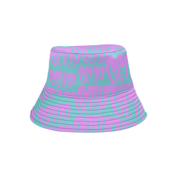 Teal Pink Ladies Bucket Hat