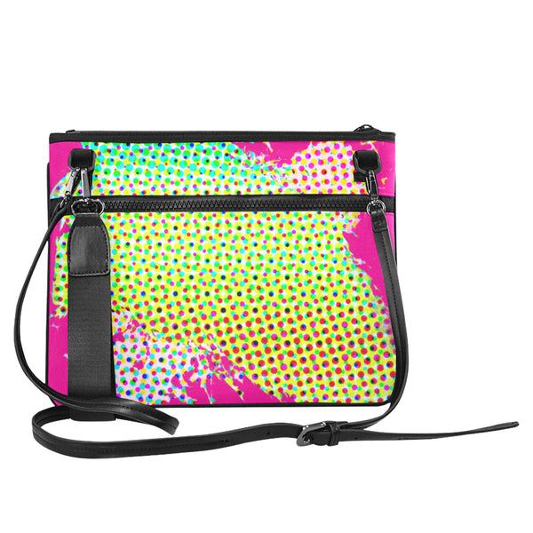 Abstract Pink Clutch