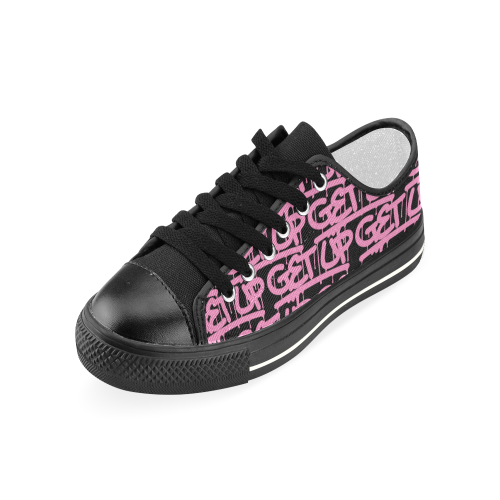 Pink Tag Canvas Sneakers