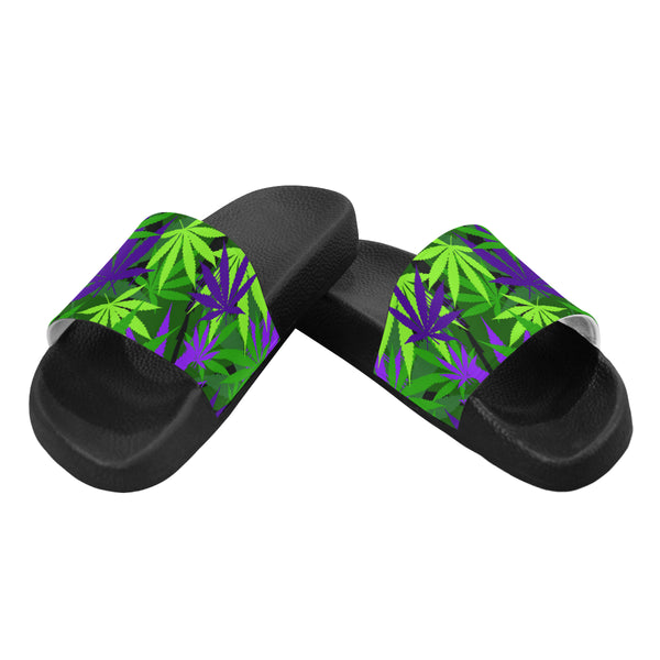 Leaf Slide Sandals