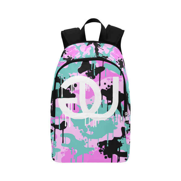 Teal/Pink Camo Drip Backpack