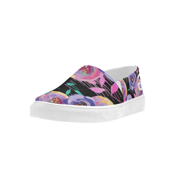 Flower Drip Slip-On Ladies Shoes