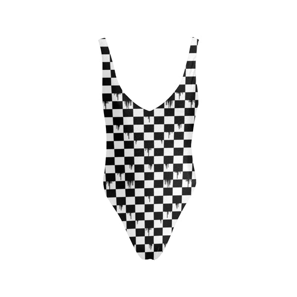 Checker Drip Swimsuit