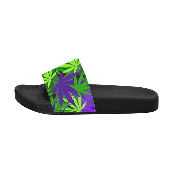 Leaf Slide Sandals