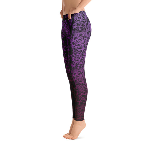 Purple Lace Legging