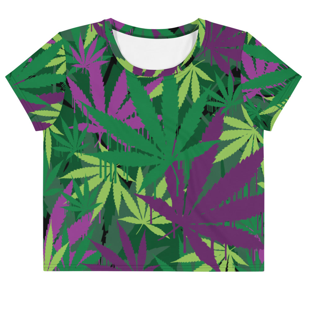 Green Leaf Crop Tee
