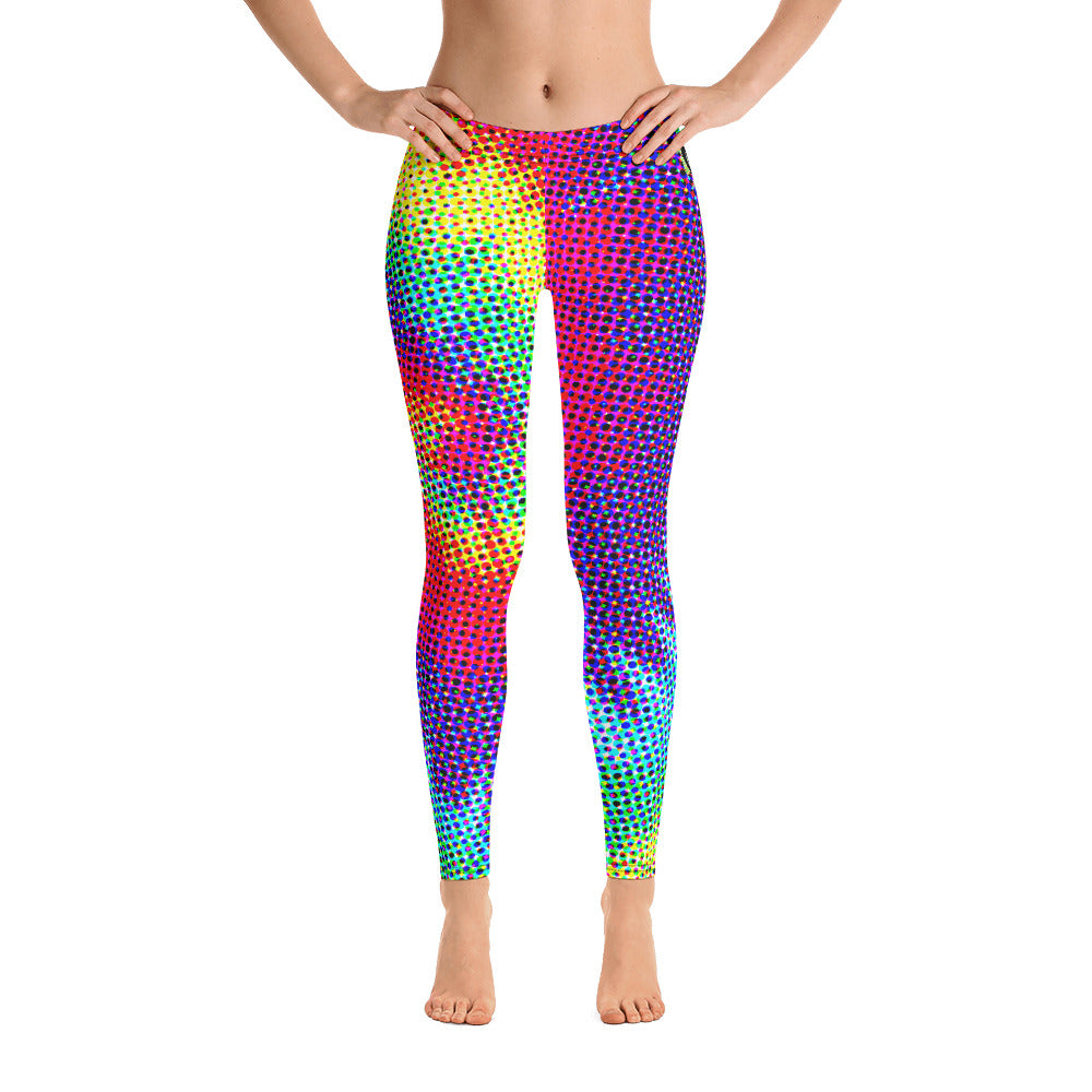 Tie Dye Half-Tone Leggings