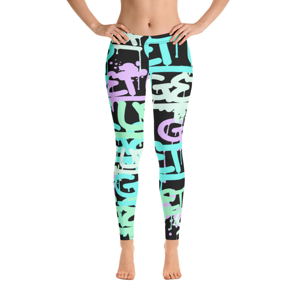 Purple Mint Tags Legging