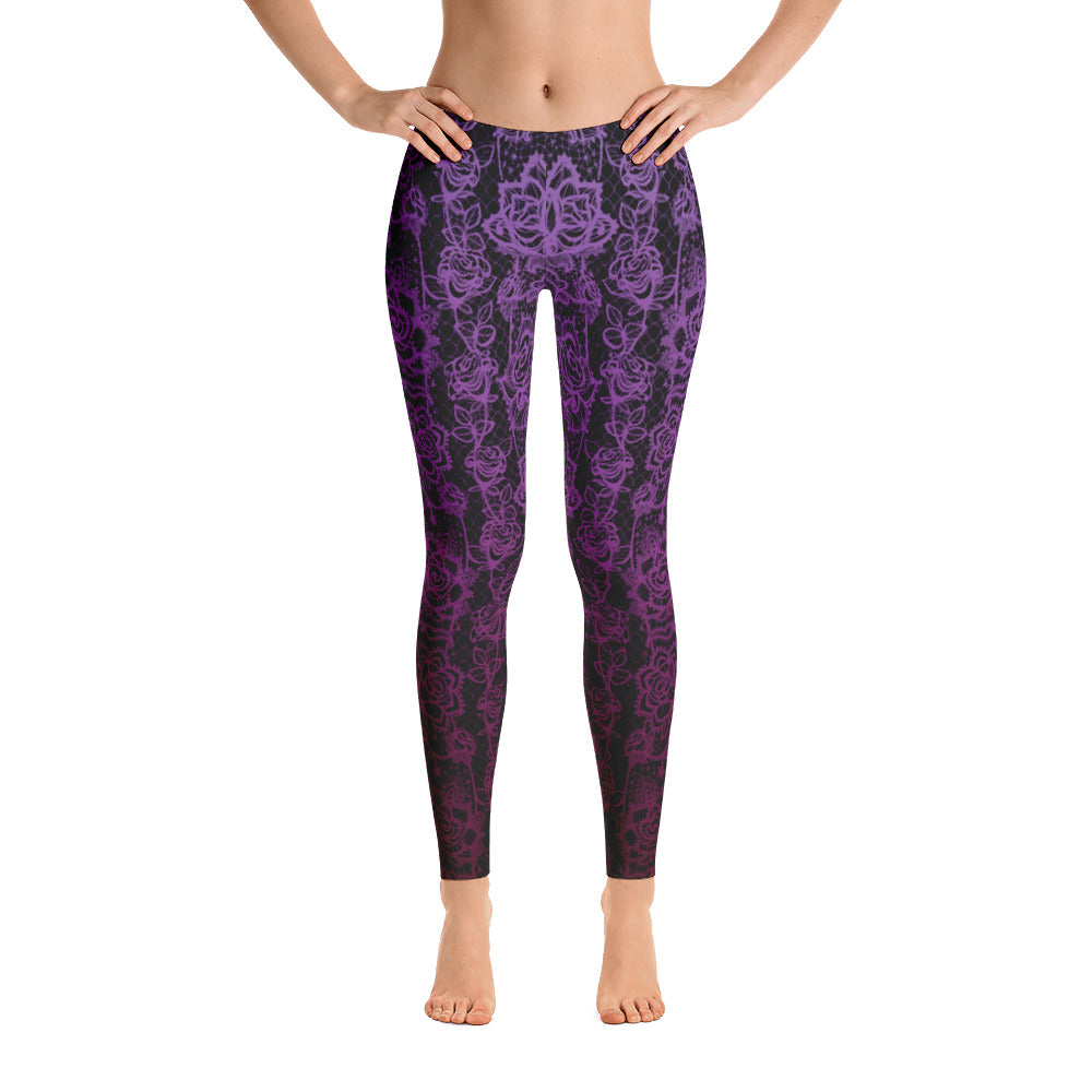 Purple Lace Legging