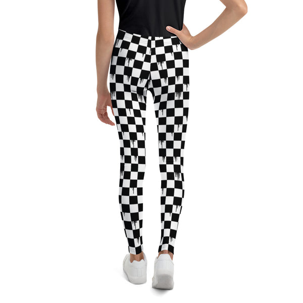 Checker Drip Youth Leggings