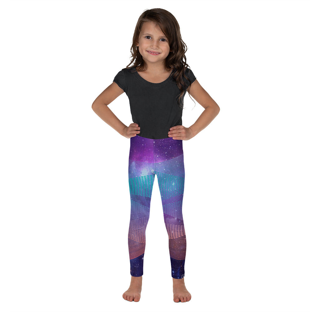 Wavy Space Kid's Legging
