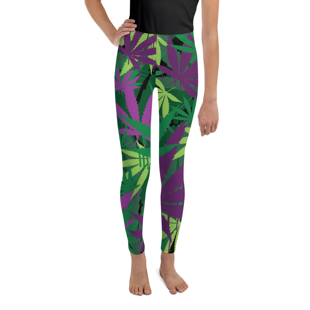 Green Leaf Youth Legging