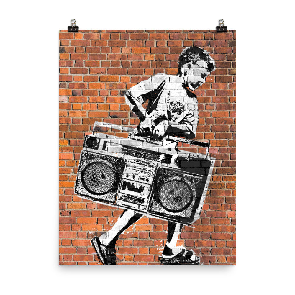 Boombox Boy Poster