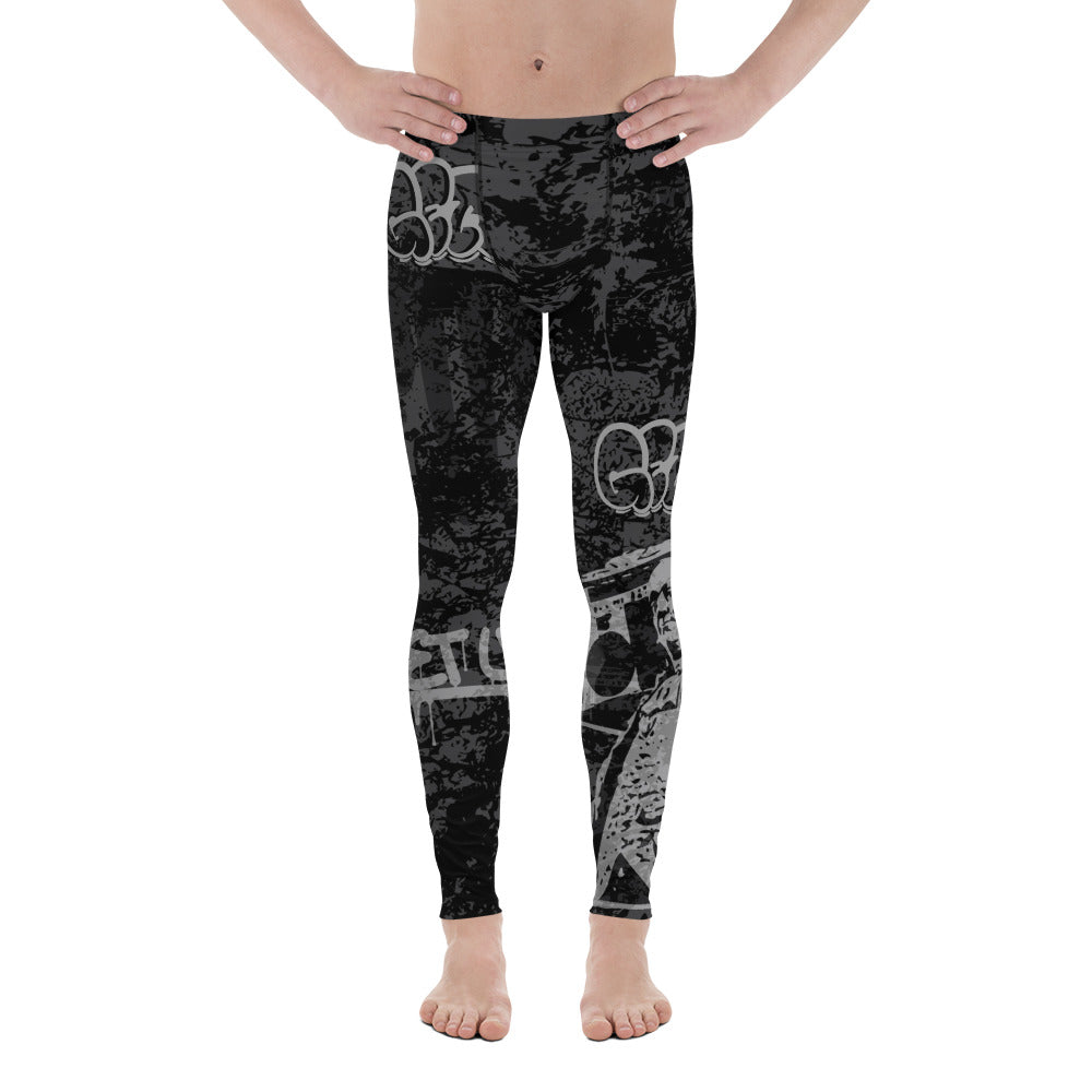 Grunge Tags Men's Legging