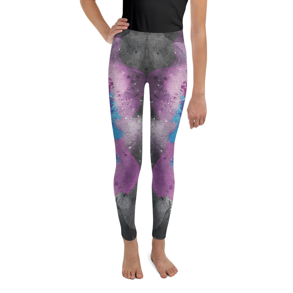Grunge Watercolor Youth Legging